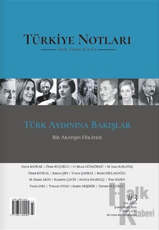 Türkiye Notları Fikir Tarih Kültür Dergisi Sayı: 3 - Halkkitabevi