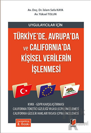 Türkiye'de, Avrupa'da ve California'da Kişisel Verilerin İşlenmesi - H