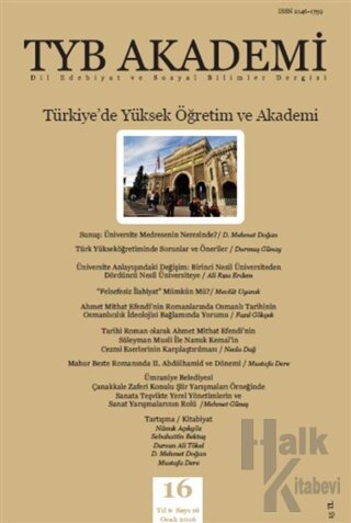 TYB Akademi Dergisi Sayı: 16 Ocak 2016 - Halkkitabevi