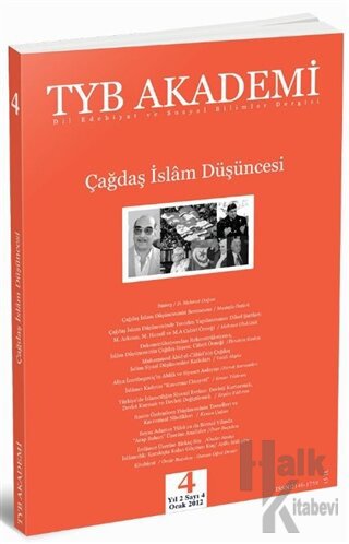 TYB Akademi Dergisi Sayı: 4 Ocak 2012 - Halkkitabevi