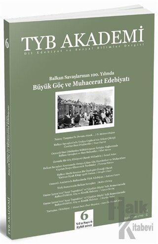 TYB Akademi Dergisi Sayı: 6 Eylül 2012 - Halkkitabevi