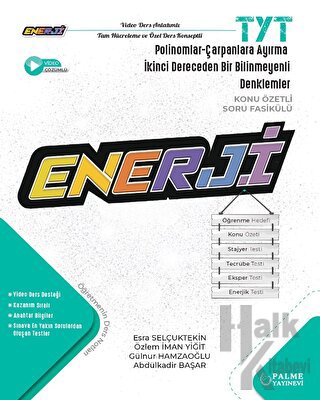 TYT Enerji Polinomlar-Çarpanlara Ayırma-İkinci Dereceden Bir Bilinmeyenli Denklemler  Konu Özetli Soru Fasikülü