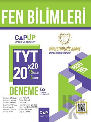 TYT Fen Bilimleri 20 x 20 Up Deneme Çap Yayınları - Halkkitabevi