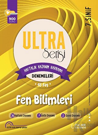 Ultra Serisi 7. Sınıf Fen Bilimleri Deneme Kitabı (45 Föy)