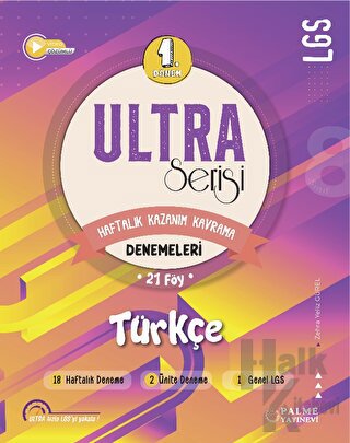 Ultra Serisi LGS 1.Dönem Türkçe Denemeleri - Halkkitabevi