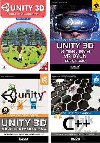 Unity 3D Eğitim Seti (4 Kitap Takım) - Halkkitabevi
