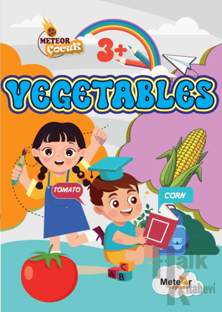 Vegetables Türkçe-İngilizce Boyama Kitabı