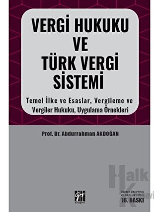 Vergi Hukuku ve Türk Vergi Sistemi - Halkkitabevi