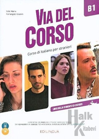 Via Del Corso B1 Libro Dello Studente - e.+2CD+DVD - Halkkitabevi