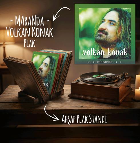Volkan Konak - Maranda Plak ve Ahşap Plak Standı - Halkkitabevi