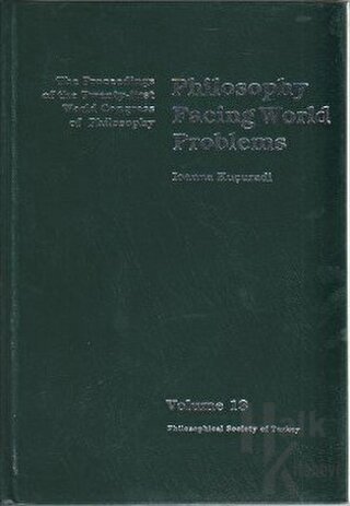 Volume 13: Philosophy Facing World Problems (Ciltli)