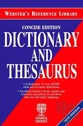 Webster’s Reference Library Concise Edition Dictionary and Thesaurus -