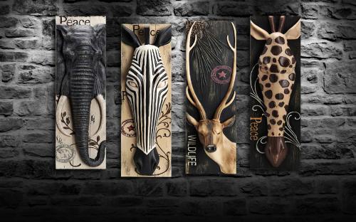 Wıldlıfe 4'lü Tablo - Halkkitabevi Wıldlıfe 4'lü Tablo - Halkkitabevi