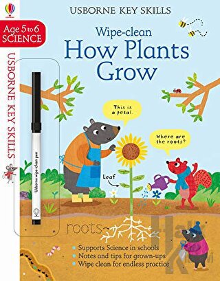 Wipe-Clean How Plants Grow 5-6 - Halkkitabevi