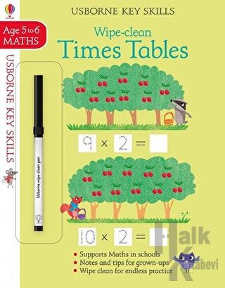 Wipe-clean Times Tables 5-6