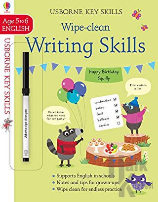 Wipe-Clean Writing Skills 5-6 - Halkkitabevi