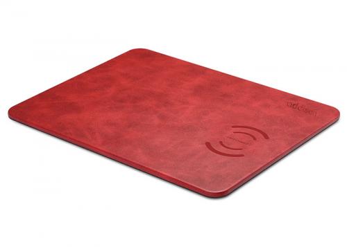 Addison WMP-15 28,5x19,5x0,5cm Kırmızı Kablosuz Şarj+Mouse Pad - Halkk