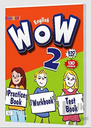 WOW English 2 Practice Book + Workbook + Test Book