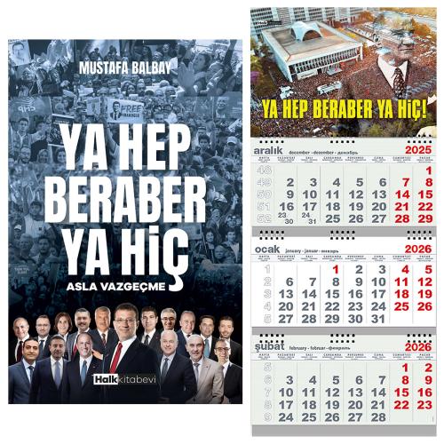 Ya Hep Beraber Ya Hiç ve 2026 Gemici Duvar Takvimi - Halkkitabevi