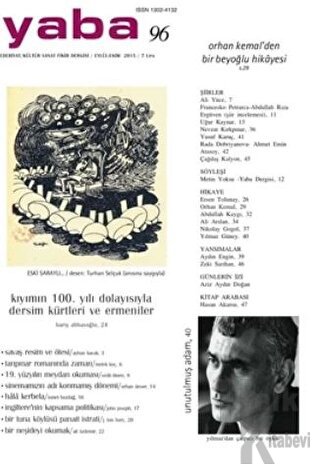 Yaba Edebiyat Dergisi Sayı: 96 - Halkkitabevi