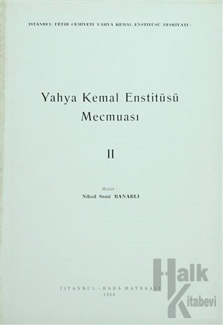 Yahya Kemal Enstitüsü Mecmuası 2. Cilt
