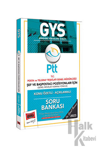 Yargı Yayınları 2023 PTT GYS Şef ve Başpostacı Pozisyonları İçin Genel