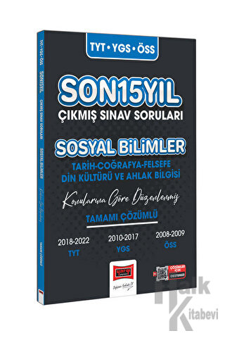 Yargı Yayınları 2023 TYT YGS ÖSS Sosyal Bilimler (Tarih-Coğrafya-Felse