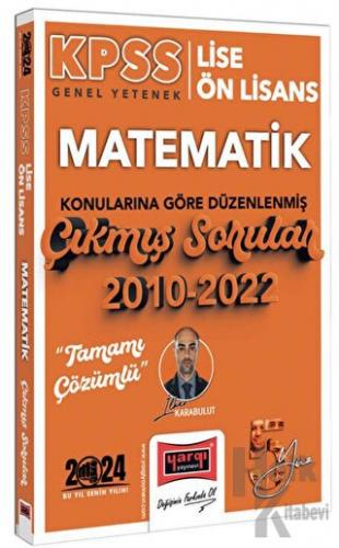 Yargı Yayınları 2024 KPSS Lise Ön Lisans Genel Yetenek Matematik Konul