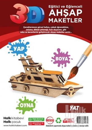Yat Ahşap Maket - Halkkitabevi