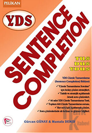 YDS Sentence Completion - Halkkitabevi