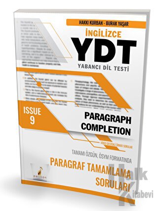 YDT İngilizce Paragraph Completion Issue 9 - Halkkitabevi