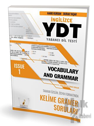 YDT İngilizce Vocabulary and Grammar Issue 1 - Halkkitabevi