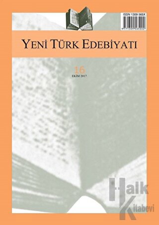 Yeni Türk Edebiyatı Sayı: 16 Ekim 2017