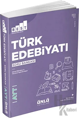 YKS AYT Türk Dili ve Edebiyatı BEST Soru Bankası - Halkkitabevi