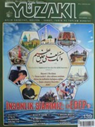 Yüzakı Aylık Edebiyat, Kültür, Sanat, Tarih ve Toplum Dergisi / Sayı:1
