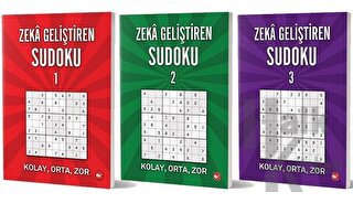 Zeka Geliştiren Sudoku Seti (3 Kitap Takım) - Halkkitabevi