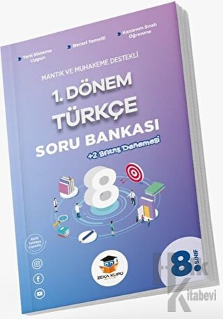Zeka Küpü Yayınları 8. Sınıf 1. Dönem Türkçe Soru Bankası - Halkkitabe
