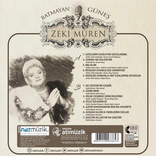 Zeki Müren - Batmayan Güneş (Plak) - Halkkitabevi